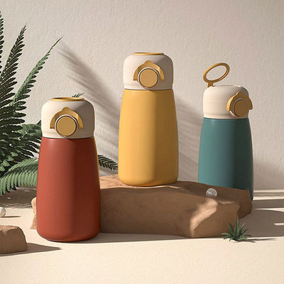 Dubbele drinkbare geïsoleerde waterfles Custom logo minifles met schattige ontwerp stijl