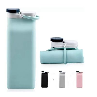 Custom logo opvouwbare siliconen drinkwaterfles perfect voor zakelijke cadeautjes