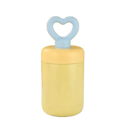 316 Roestvrij staal Vacuum Tumblers Koffiekop met Hart Handle Draagbaar en schattig