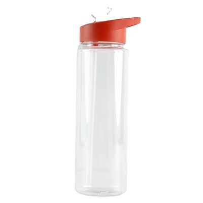 25 oz Tritan Plastic Cup Eco-vriendelijk Draagbaar Kleurrijk BPA-vrij Duidelijk Sport Shaker Fles met Rollover Straws
