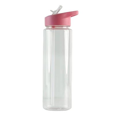 Gepersonaliseerde Kleur Tritan Plastic Cup 500ml 700ml BPA-vrije waterfles met rollover stro