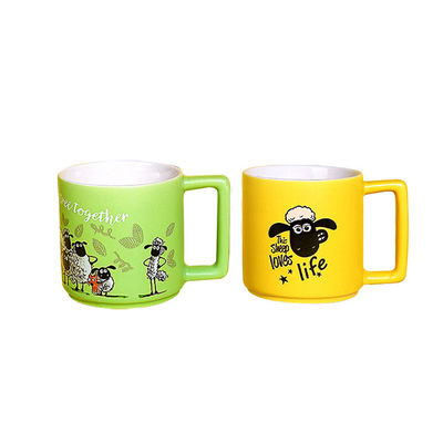 Gepersonaliseerd logo Acceptabel Sublimatie Blank Latte Moderne koffie Luxe Porseleinen mokken voor vriendje