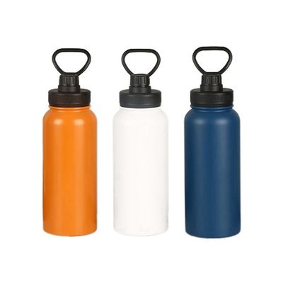 Voorbeeld Voorzien op maat gemaakte brede mond 1000 ml roestvrij staal vacuüm reis waterfles