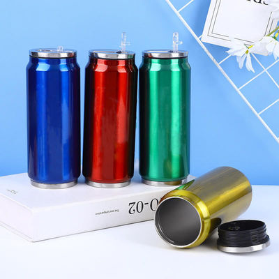 Amerikaanse stijl roestvrij staal cola fles kan vacuüm thermos blikken water cola fles