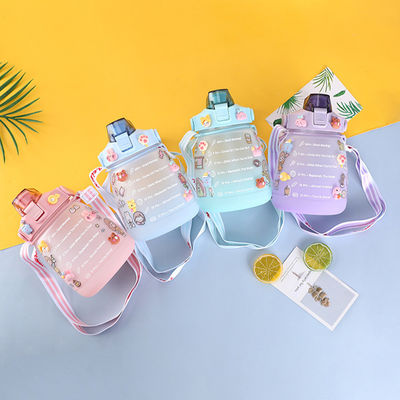 Klantgerichte service 45 oz waterfles voor kinderen met sticker en grote capaciteit