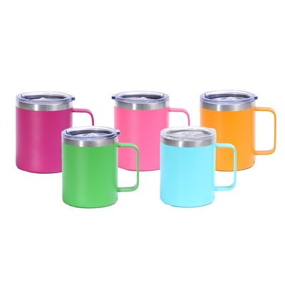 Gepersonaliseerde reisbeker roestvrijstalen mok voor volwassenen 12oz / 14oz capaciteit