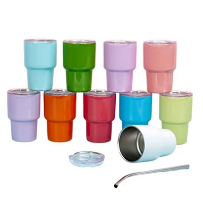 Partij herdenking Essentieel 2 oz Blank Sublimatie Miniatuur Tumbler Roestvrij staal