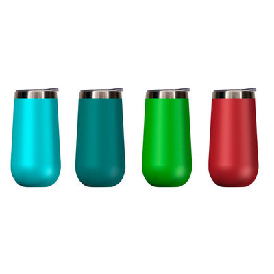 Buitenreizen 10oz roestvrij staal wijn tumbler dubbele wand vacuüm geïsoleerde beker