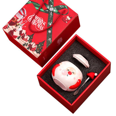 Custom Kerst Nordic Keramische Koffiekoppen 400 ml capaciteit met Santa Claus Design