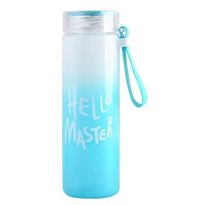 Leakproof Deksel Glas Waterfles Custom Desgin voor Unisex Wandelen Country Business Gifts
