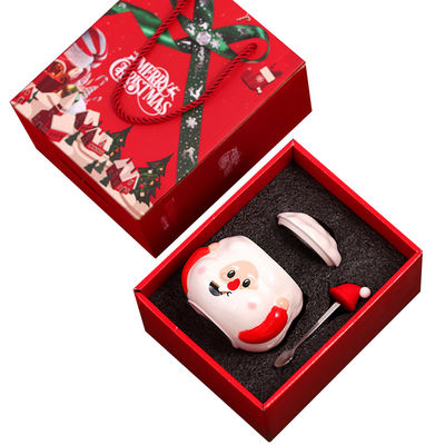 Custom Kerst Nordic Keramische Koffiekoppen 400 ml capaciteit met Santa Claus Design