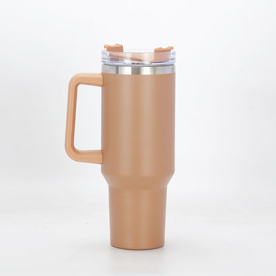 Reis in stijl Custom Logo Roestvrij staal Vacuum Geïsoleerde fles 40 oz met handvat