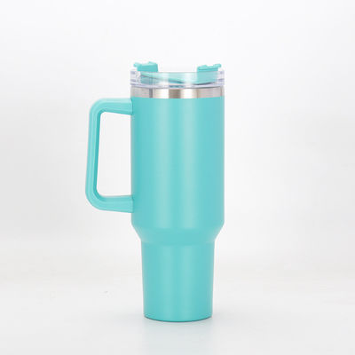 Reis in stijl Custom Logo Roestvrij staal Vacuum Geïsoleerde fles 40 oz met handvat