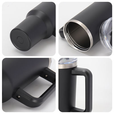 Reis in stijl Custom Logo Roestvrij staal Vacuum Geïsoleerde fles 40 oz met handvat