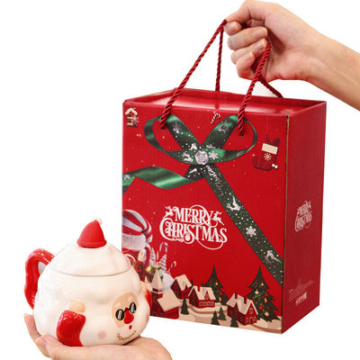 Kerstcadeau Keramische bekers met handgreep