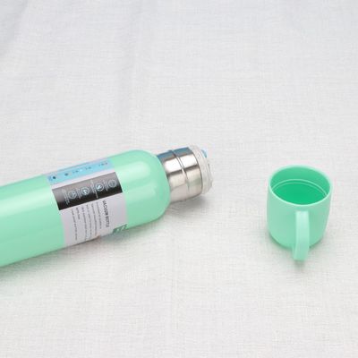 Business-geschenkstel met drie deksels van roestvrij staal vacuüm waterbeker