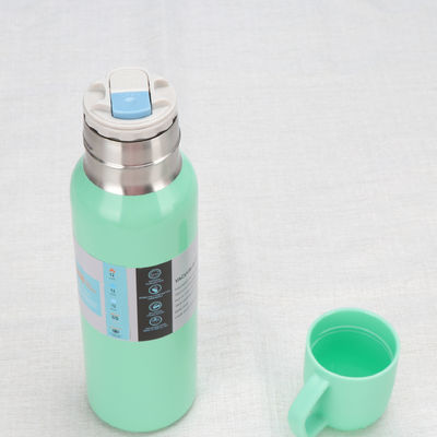 Business-geschenkstel met drie deksels van roestvrij staal vacuüm waterbeker