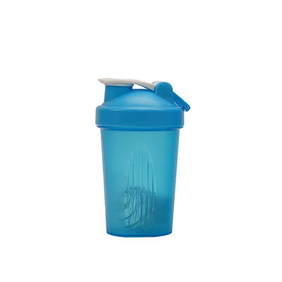 400 ml BPA-vrij kunststof sport eiwit poeder mixen schud waterbeker met schaal en deksel