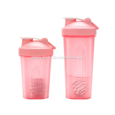 400 ml BPA-vrij kunststof sport eiwit poeder mixen schud waterbeker met schaal en deksel