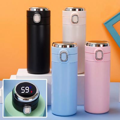 320 ml/ 420 ml roestvrij staal slimme thermische waterfles met LED-temperatuurdisplay