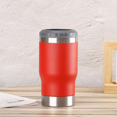 14oz veelkleurige koude blikjes vacuüm geïsoleerde bierkouder met Amerikaanse stijl ontwerp