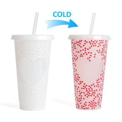 Aanpasbare cadeau mok 24 oz koude plastic beker met modern ontwerp en aangepast logo