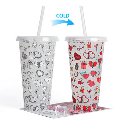 Aanpasbare cadeau mok 24 oz koude plastic beker met modern ontwerp en aangepast logo