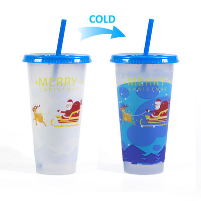 Aanpasbare cadeau mok 24 oz koude plastic beker met modern ontwerp en aangepast logo