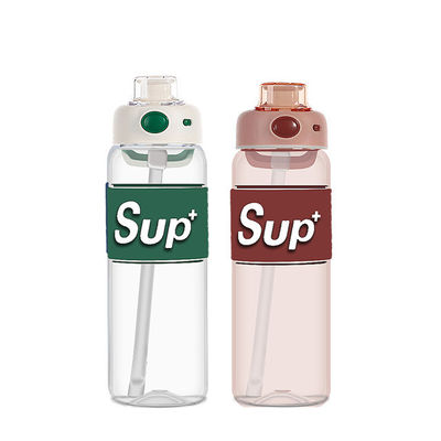 Draagbare lekvrije sportbeker 650 ml en 780 ml capaciteit Gepersonaliseerde kleurrijke waterfles