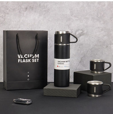 500 ml zakelijk geschenk Roestvrij staal vacuümfles koffie fles waterfles beker set