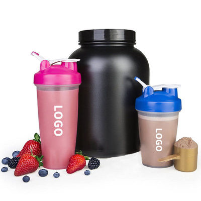 400 ml Fitness Plastic Black Gym Blender Shaker Cup Protein Shaker Fles voor veelzijdig
