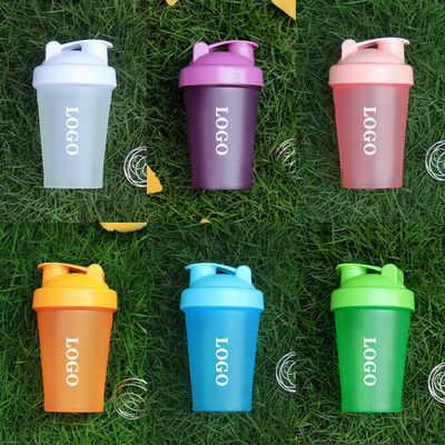 400 ml Fitness Plastic Black Gym Blender Shaker Cup Protein Shaker Fles voor veelzijdig
