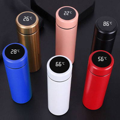 Top verkoop Custom Logo Vacuüm Flask Roestvrij staal Led Thermo Flask Normaal Flask Type