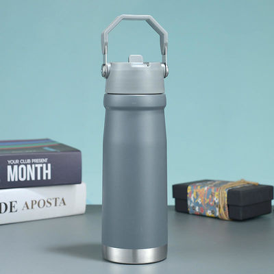 500 ml/650 ml vacuümfles van roestvrij staal Draagbaar sportdrankvat met handvat
