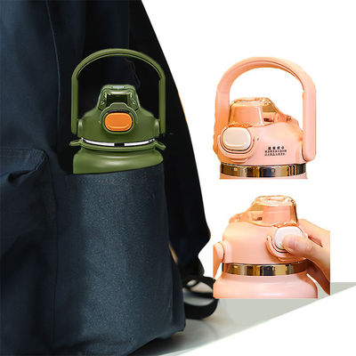 Voertuigbeker met geïsoleerde vacuüm van roestvrij staal, capaciteit 1600 ml voor kinderen op camping.