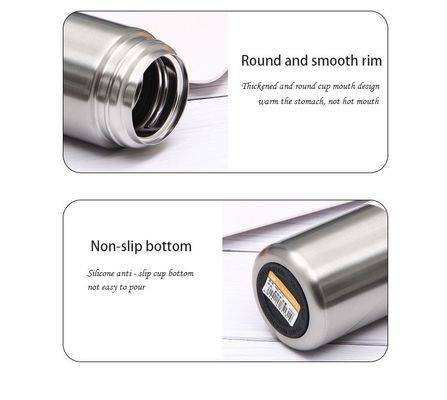 Roestvrij staal Vacuum Flask Waterfles Mug Tumbler Gift Set met 3 deksels 304 Innerlijk