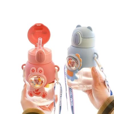 600 ml lekvrije drinkbeker herbruikbaar en kleurrijk voor schoolkinderen