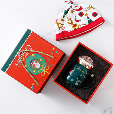 Kerstcadeau doos Custom Logo Keramische mok voor zakelijke promoties en creatieve reizen