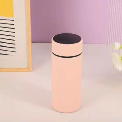 Geïsoleerde sportfles 350 ml vacuümfles van roestvrij staal met temperatuurscherm