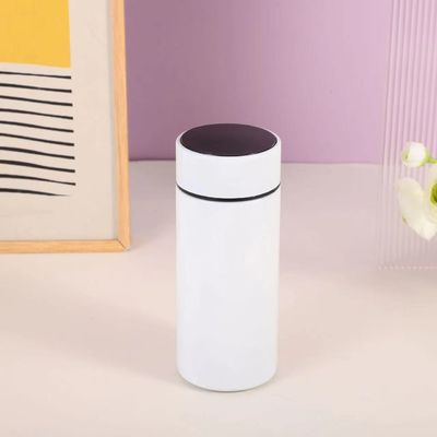 Geïsoleerde sportfles 350 ml vacuümfles van roestvrij staal met temperatuurscherm
