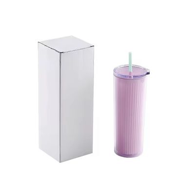24oz milieuvriendelijke kleurrijke plastic acryl waterflessen Dubbele wand tumbler kopjes