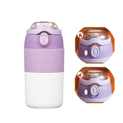 Zakencadeautjes Hoogwaardig Dubbelwand Roestvrij staal waterfles met stro beker set