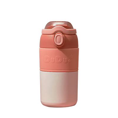 Zakencadeautjes Hoogwaardig Dubbelwand Roestvrij staal waterfles met stro beker set