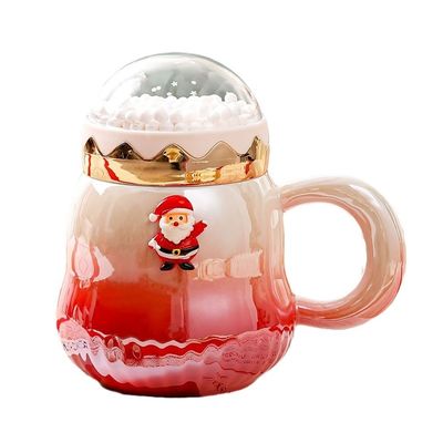 Aantrekkelijke kleuren Keramische kerstcadeautjes in doosjes met aangepast logo