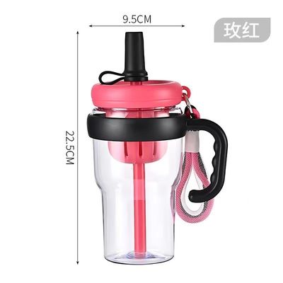 680 ml plastic fles Draagbare outdoor reis sap fles voor volwassenen op campingreizen
