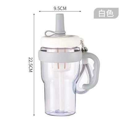 680 ml plastic fles Draagbare outdoor reis sap fles voor volwassenen op campingreizen