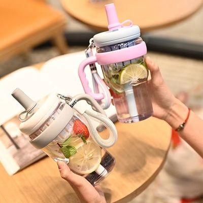 Plastic 680 ml fles voor buiten sporten ketel draagbare reis BPA-vrije sapfles