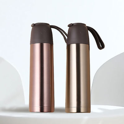 Luxe zakelijk cadeau vacuümfles met functie om het drankje 12-24 uur warm of koud te houden