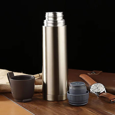 Luxe zakelijk cadeau vacuümfles met functie om het drankje 12-24 uur warm of koud te houden