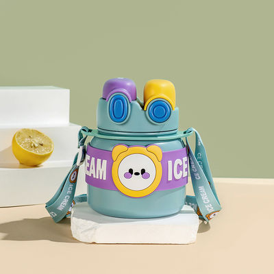 Schattige design stijl buikbeker 850 ml Thermos 316 roestvrij staal waterfles voor kinderen